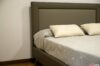 bed with high chrome steel feet