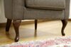 Chippendale feet armchair removable cover
