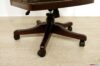 Wooden swivel with wheels for office chair