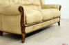 High wooden inlaid foot