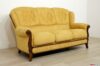 Classic wood and fabric sofa