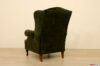 Back of the capitonné back of the bergere armchair