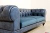Modern Chester sofa with fabric seat