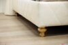 Classic bed foot painted aged gold leaf