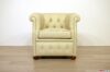 Chesterfield style cockpit armchair