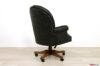 Classic office armchair as seen from behind