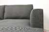 Modern square armrest with special stitching