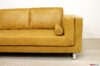Comfortable square armrest with high polished steel foot