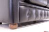 3 seater chesterfield sofa black