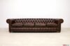 Chesterfield 4 seater sofa brown