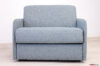 Armchair bed with wide seat