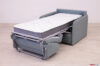 Armchair bed with single bed and high mattress